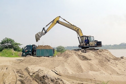 Giá đất đắp, cát, đá... không ngừng leo thang