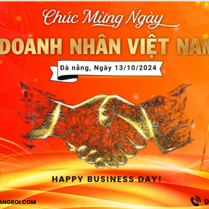 CHÚC MỪNG NGÀY DOANH NHÂN VIỆT NAM 13/10!