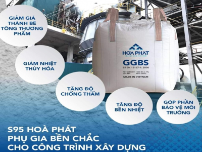 Xỉ hạt lò cao nghiền mịn S95