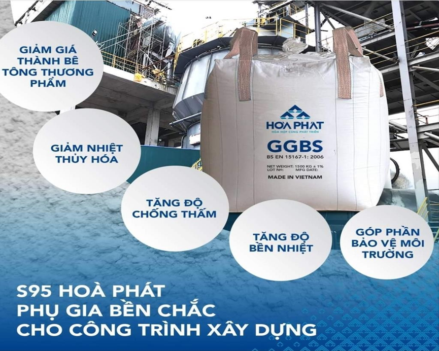 Xỉ hạt lò cao nghiền mịn S95